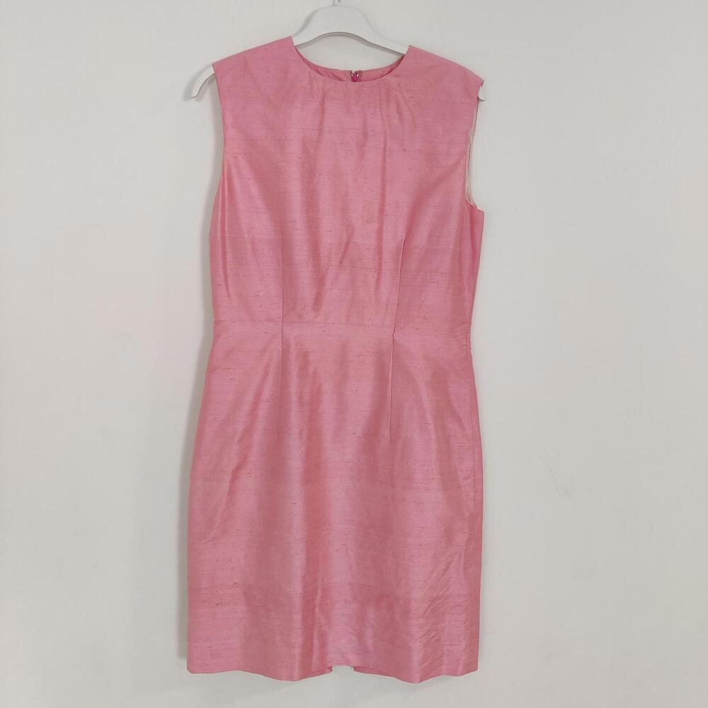 Women's Midi Dress 100% Silk Upcycled Handmade Quiet Luxury